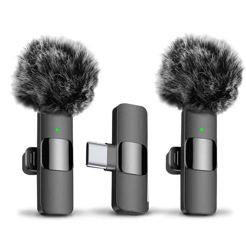 HITOZON Wireless Lavalier Microphone – Plug & Play Lapel Mic for iPhone & Android  Omnidirectional Condenser for Video, Podcast, TikTok, YouTube & Teaching