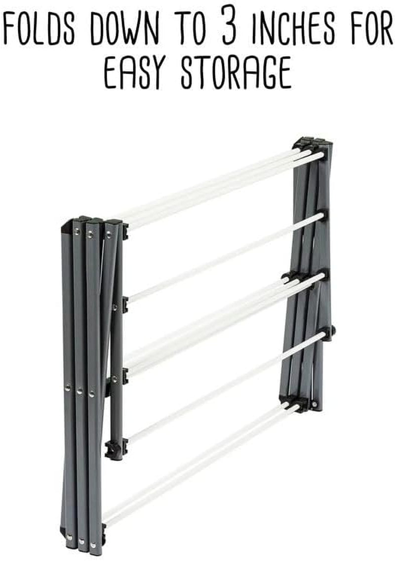 Collapsible Clothes Drying Rack – Heavy-Duty Alloy Steel Laundry Stand in White/Grey for Indoor & Outdoor Use