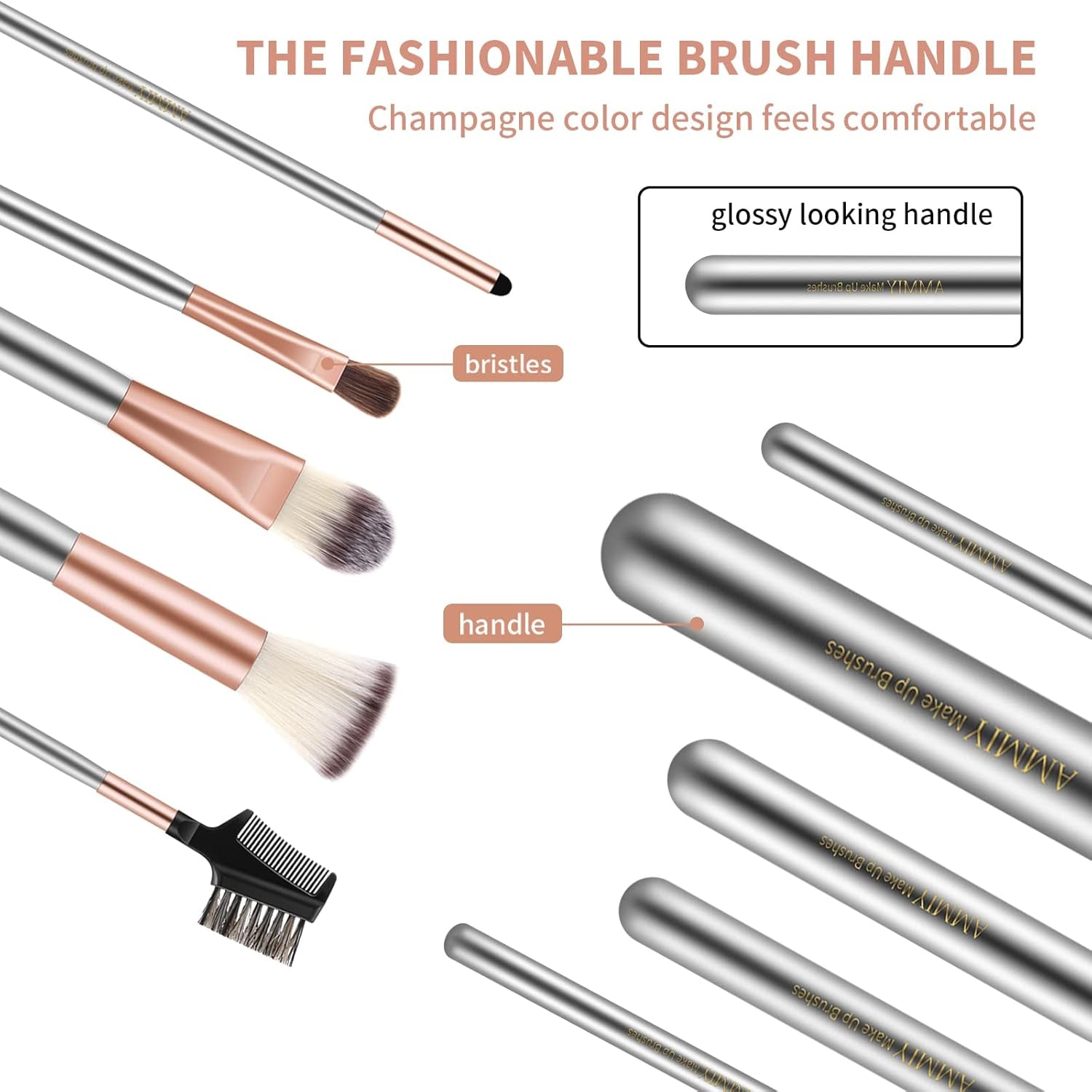 18-Piece Professional Makeup Brush Set – Premium Synthetic Brushes for Foundation, Powder, Blush, Eyeshadow & Eyeliner with PU Leather Travel Bag