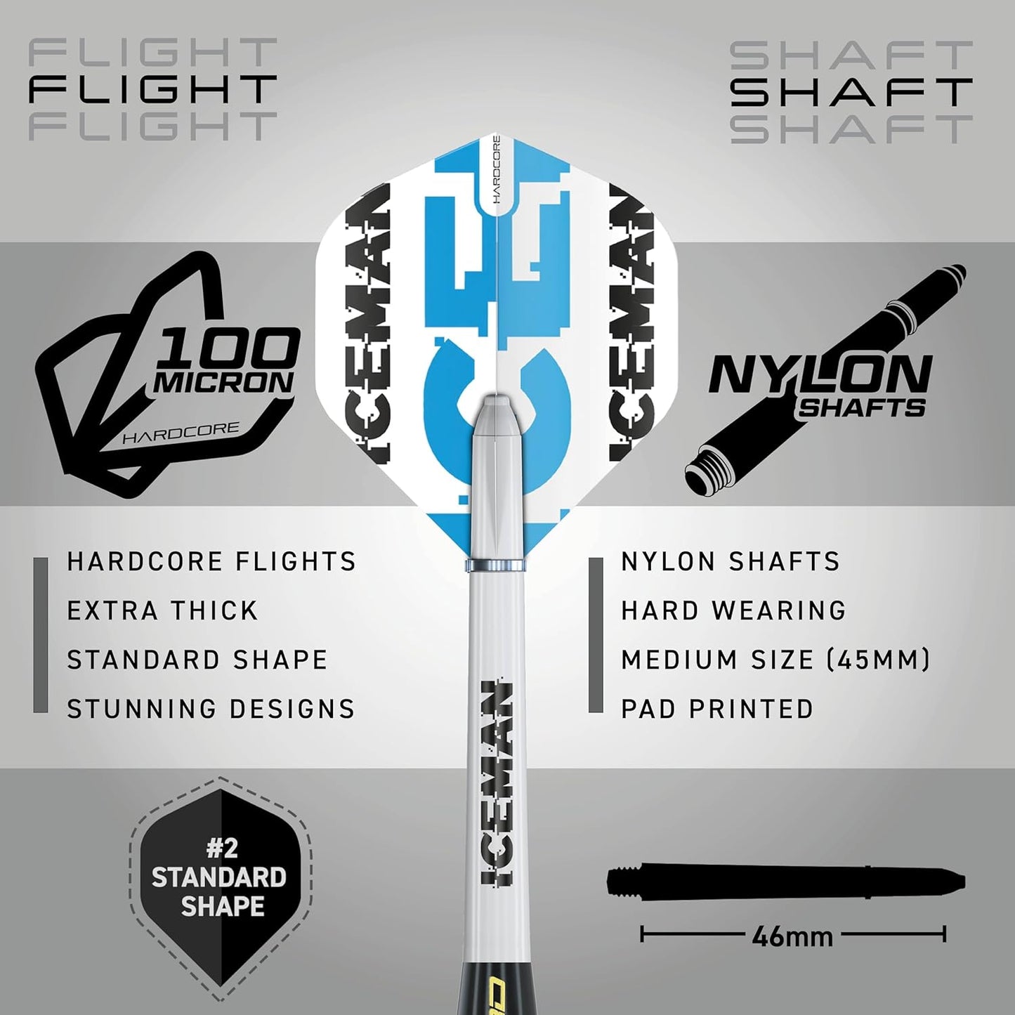 Ultimate 50-Piece Darts Set – Peter Wright Snakebite & Gerwyn Price Edition with Flights, Shafts, Barrels & Accessories