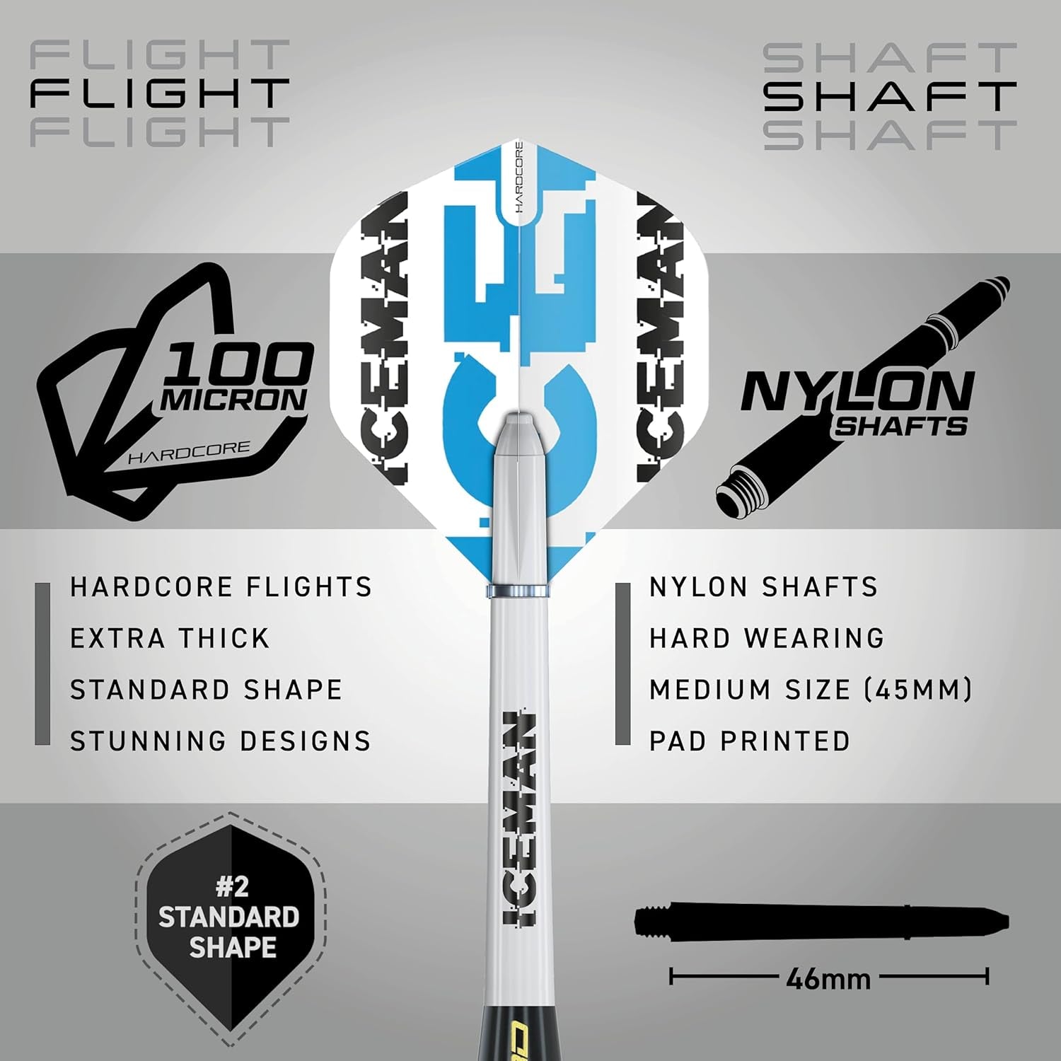 Ultimate 50-Piece Darts Set – Peter Wright Snakebite & Gerwyn Price Edition with Flights, Shafts, Barrels & Accessories