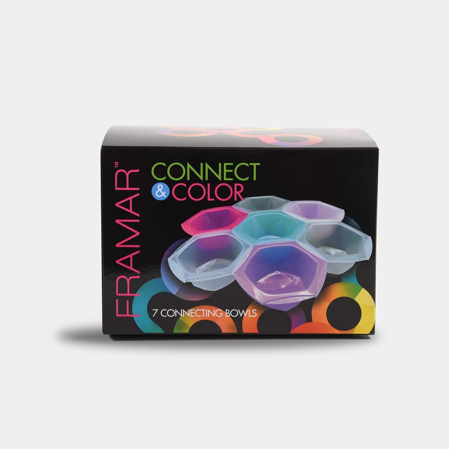 7-Piece Multi-Coloured Hair Dye Bowl Set – Professional Tint Mixing Bowls for Hair Colour, Balayage, Highlights & Salon Hairdressing Kits