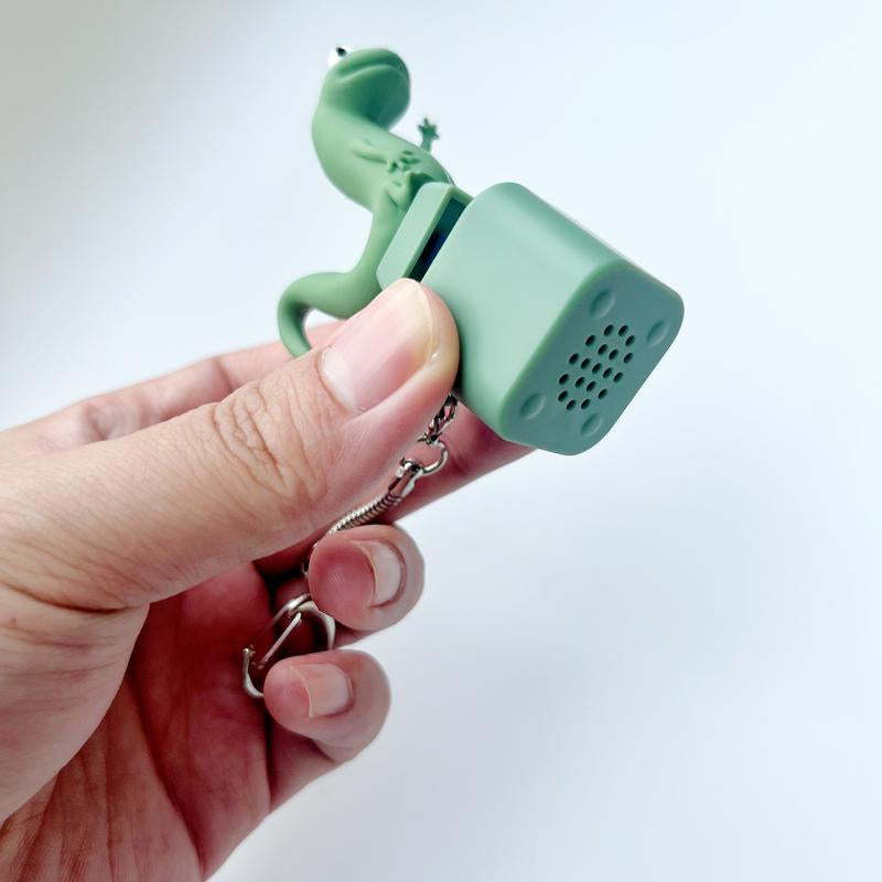 Lizard Keychain with Sound Button – Unique Halloween Gift for Friends & Reptile Lovers