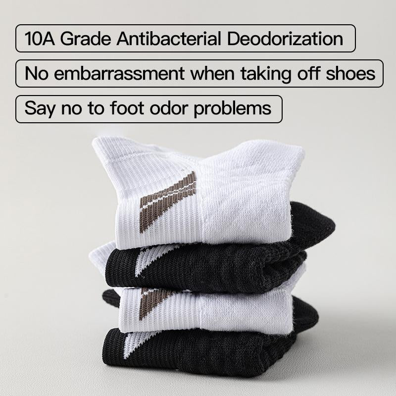 6 Pairs White Sports No Show Socks – Unisex Ankle Socks with Terry Soles for Shock Absorption, Breathable & Sweat-Wicking – Ideal Daily Wear & Valentine’s Gift