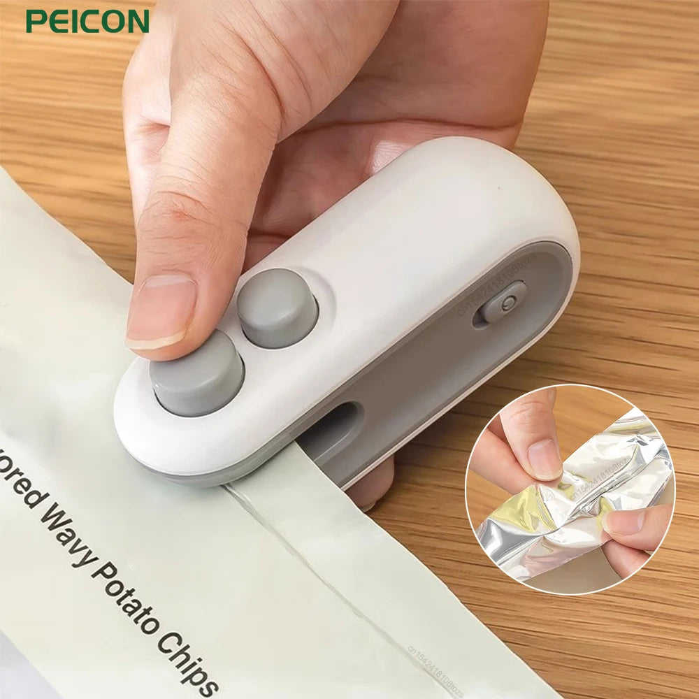 Mini Heat Sealer for Plastic Bags β Handheld Food Packaging Clip Machine