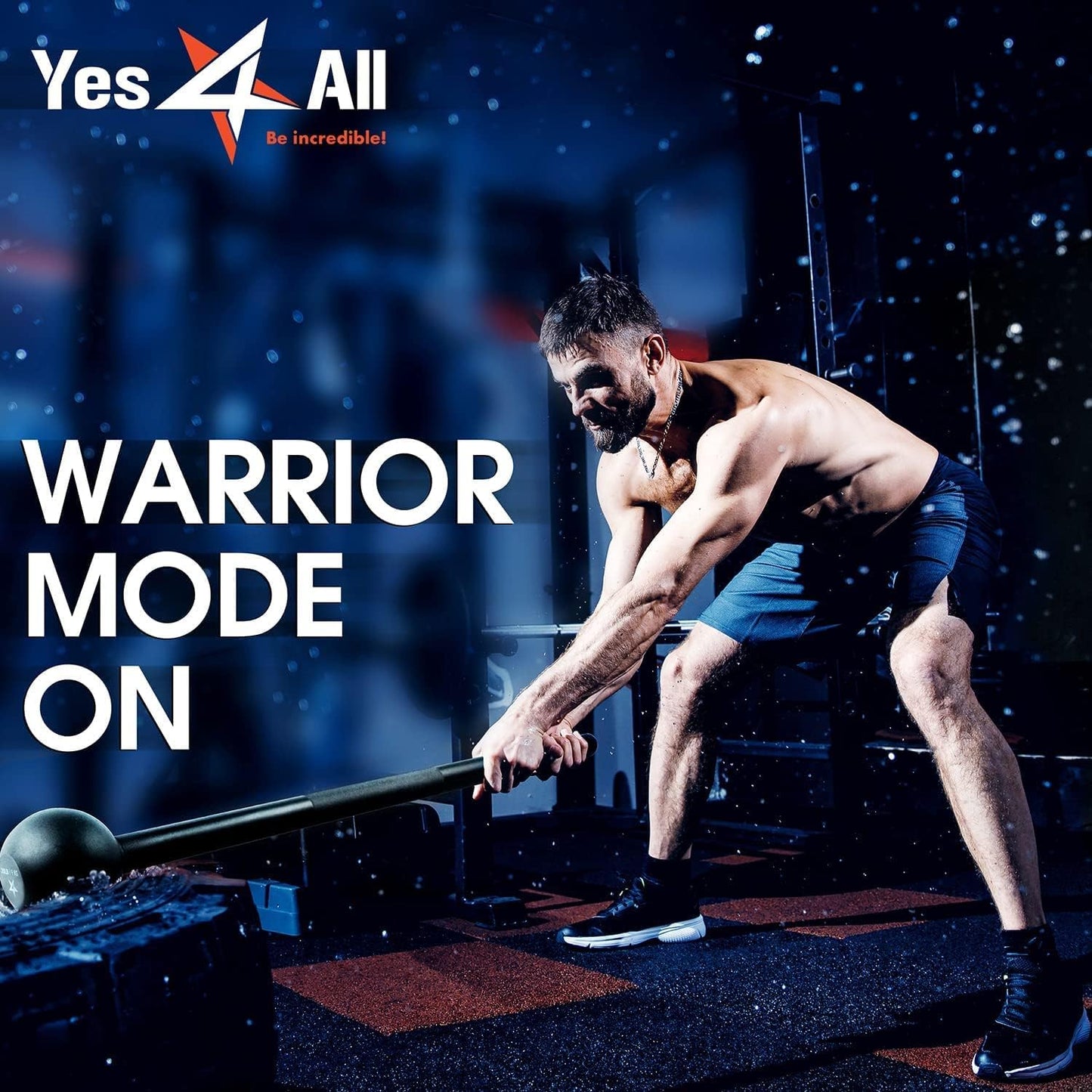 Alloy Steel Macebell – Weighted Gym Hammer for Strength Training, Shoulder, Grip & Forearm Workouts – Multiple Sizes Available