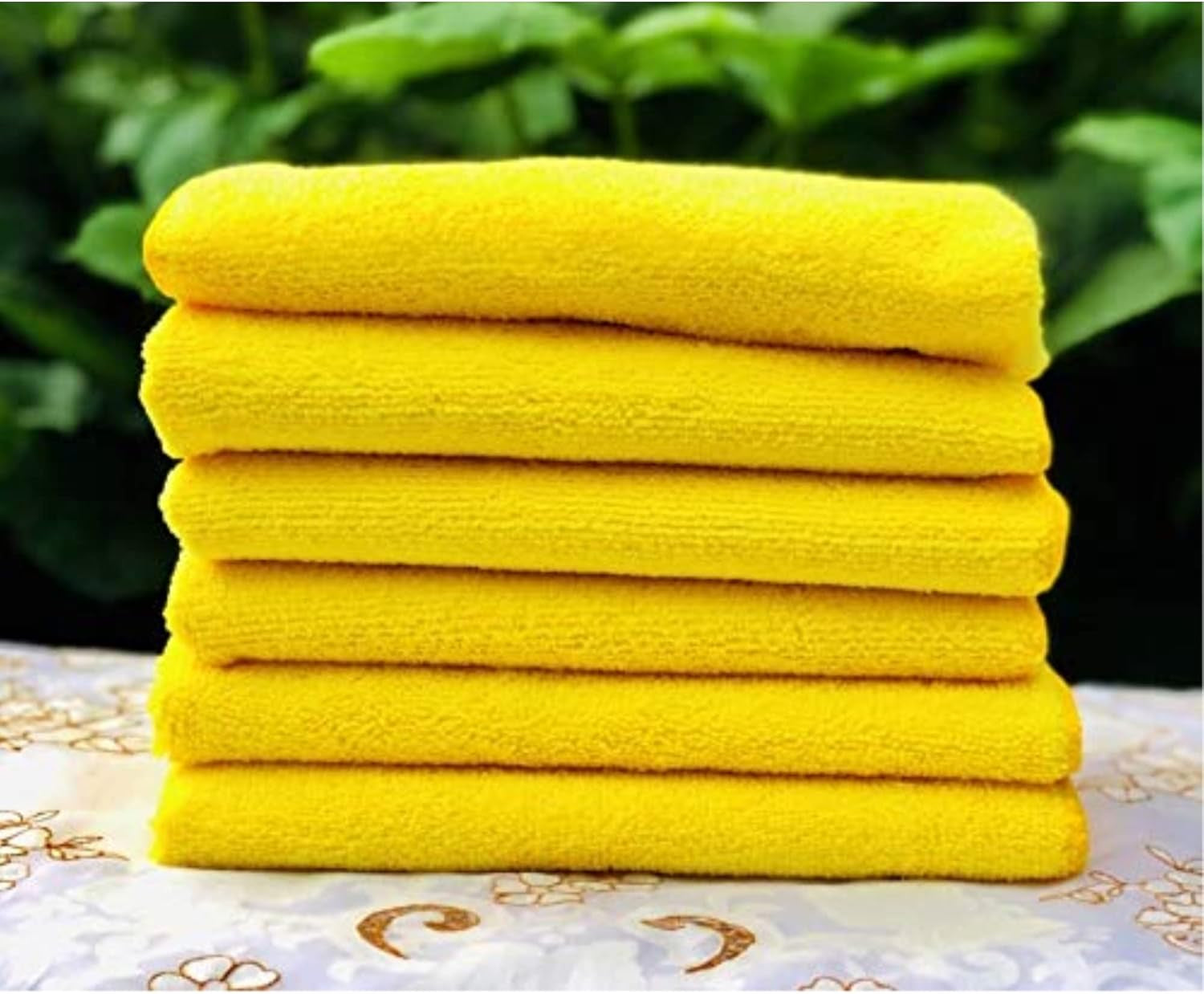Signature Ultra Plush Microfiber Towels – 12-Pack, 40.6×40.6cm, Super Absorbent & Lint-Free Cleaning Cloths