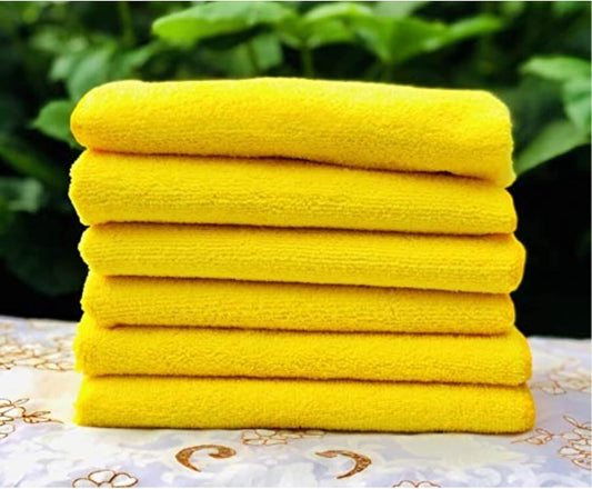 Signature Ultra Plush Microfiber Towels – 12-Pack, 40.6×40.6cm, Super Absorbent & Lint-Free Cleaning Cloths