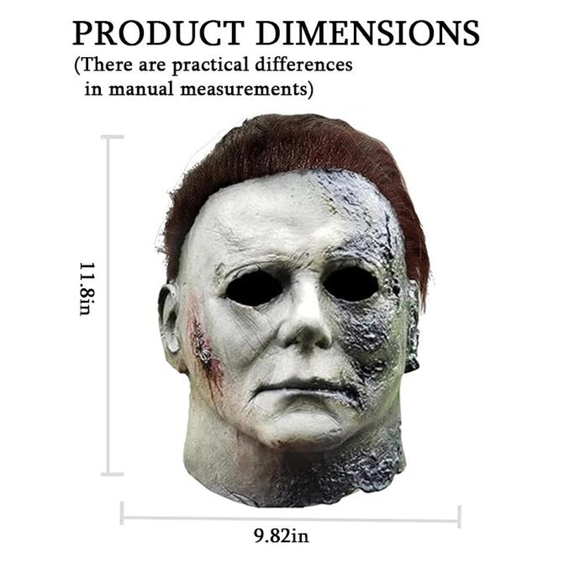 Michael Myers Halloween Mask – Bloody Horror Cosplay Party Mask for Men & Women – Scary Skull Masquerade Costume Accessory