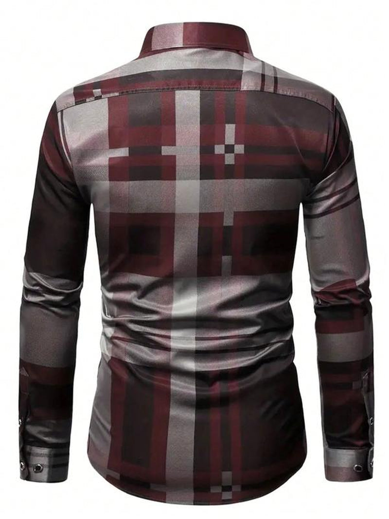 Men’s Long Sleeve Casual Shirt – Stylish, Lightweight & Season-Ready