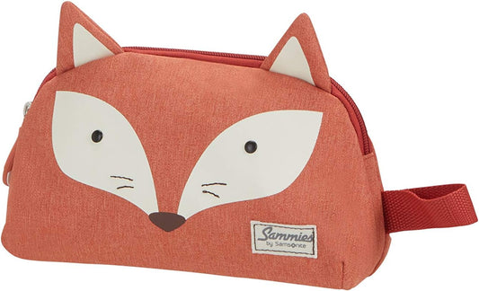 Happy Sammies Kids Toiletry Bag – 2L Kulturtasche, 21.5cm, Orange Fox William Design