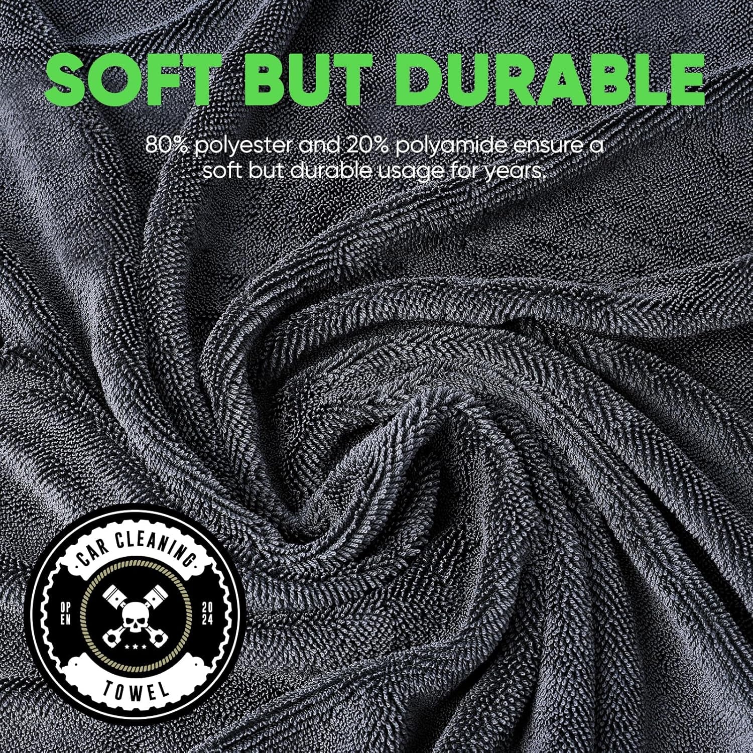 2-Pack Extra Large Microfiber Towels – 35"×24" Ultra Absorbent Car Drying Cloths for Trucks, Scratch-Free & Streak-Free Finish