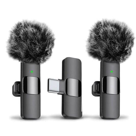 HITOZON Wireless Lavalier Microphone – Plug & Play Lapel Mic for iPhone & Android  Omnidirectional Condenser for Video, Podcast, TikTok, YouTube & Teaching