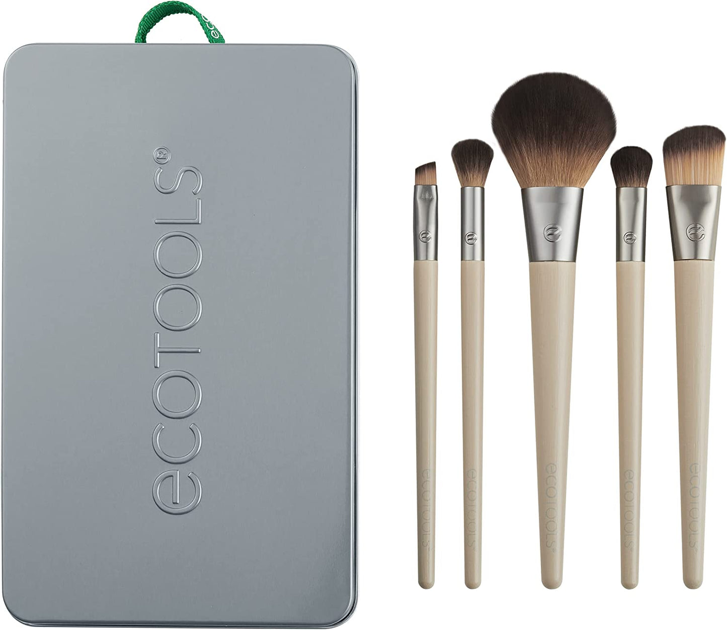 6-Piece Start the Day Beautifully Makeup Brush Set – Eco-Friendly Vegan Brushes for Eyeshadow, Blush, Concealer & Foundation with Synthetic Bristles