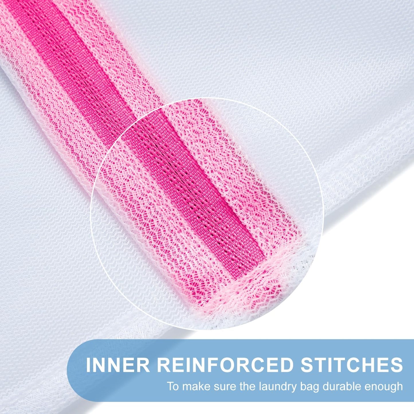 Mesh Laundry Bags – Reusable Wash Bags for Delicates, Bras, Underwear, Baby Clothes & Travel Storage