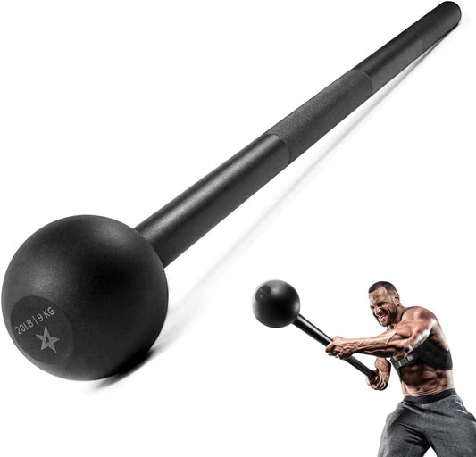 Alloy Steel Macebell – Weighted Gym Hammer for Strength Training, Shoulder, Grip & Forearm Workouts – Multiple Sizes Available