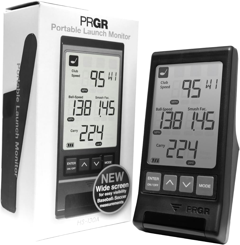 Portable Golf Launch Monitor – Real-Time Swing Analysis & Ball Tracking for Indoor/Outdoor Practice