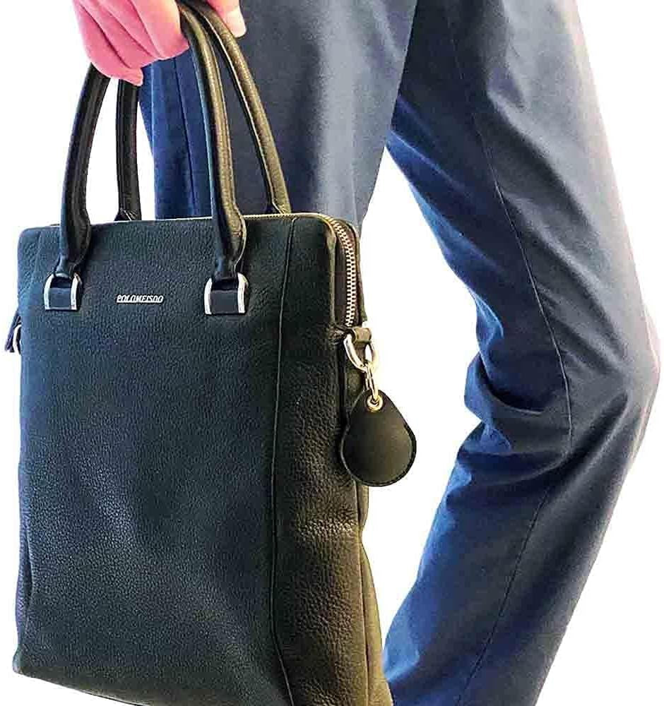 AirTag Keyring Holder – 4-Pack Leather GPS Tracker Case with Carabiner, Compatible with Apple Item Finder & Key Fob Organizer