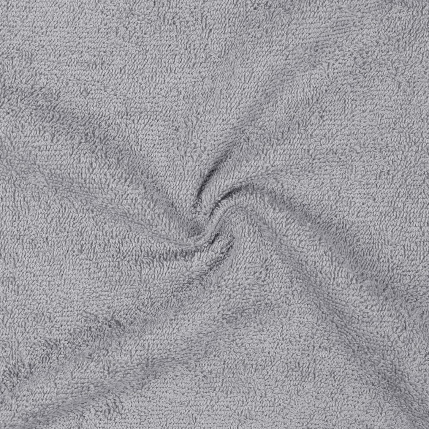 12-Pack Grey Face Towels – 100% Cotton Extra Absorbent Washcloths, Fast-Drying Salon Towels for Bathroom (30×30 cm)