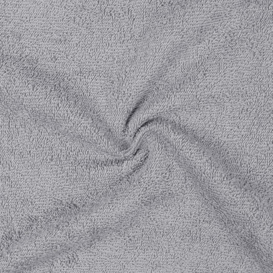 12-Pack Grey Face Towels – 100% Cotton Extra Absorbent Washcloths, Fast-Drying Salon Towels for Bathroom (30×30 cm)