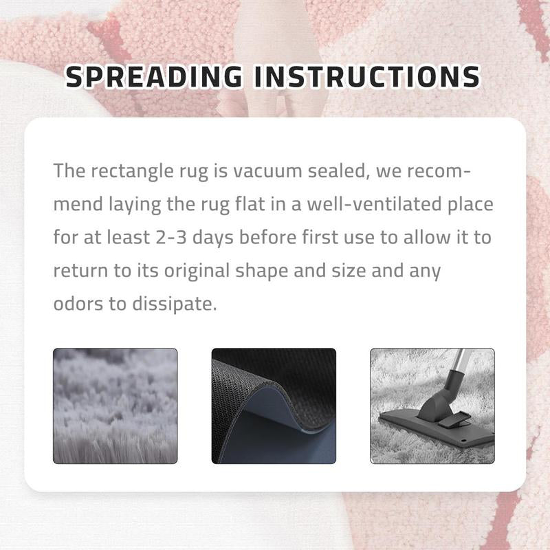 Faux Fur Shag Rug – Soft Plush Carpet for Living Room & Bedroom – Cozy Decorative Area Rug for Home Interiors