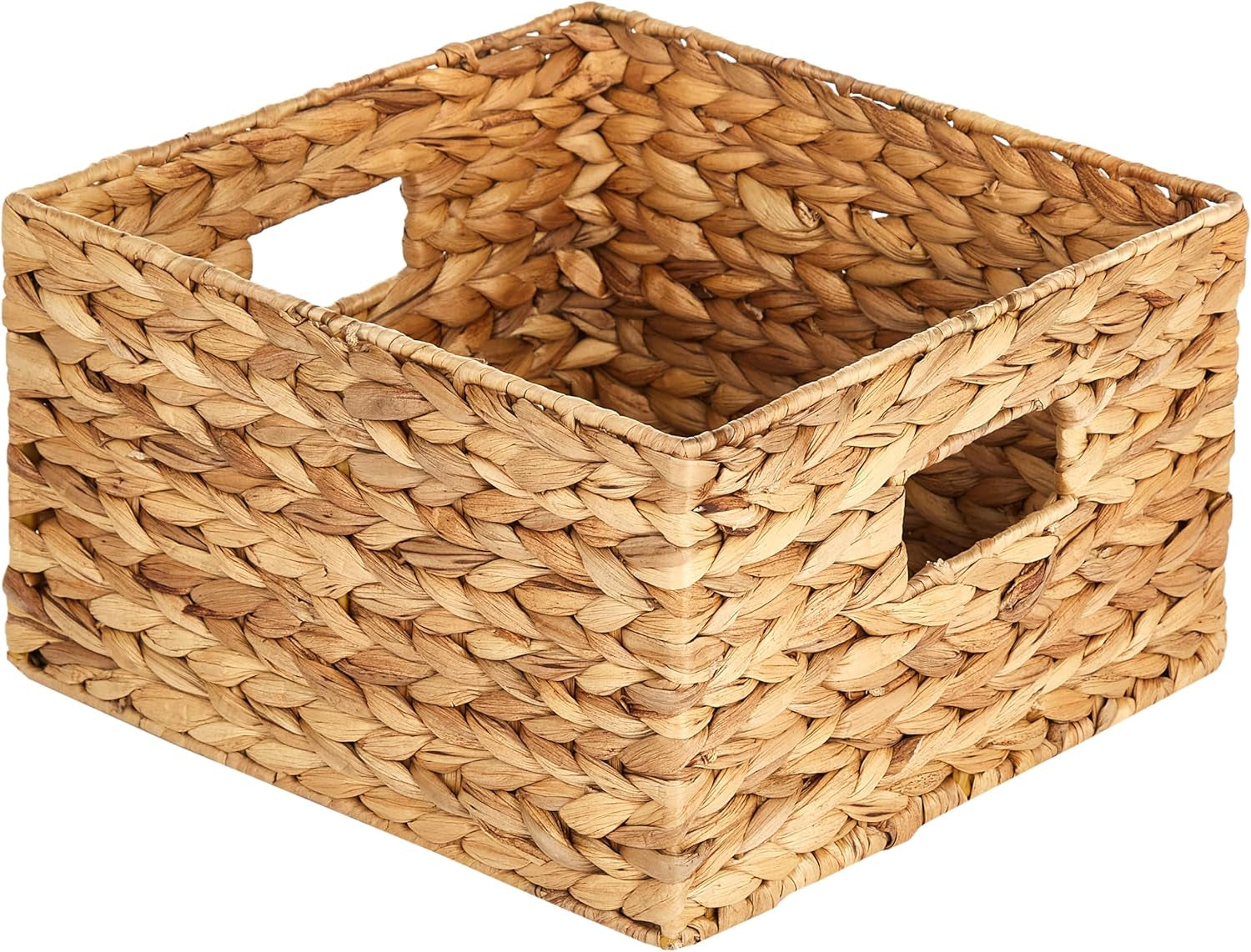STO-02882 Nesting Banana Leaf Baskets – 3-Pack Multisize Natural Handwoven Storage Bins for Home, Closet & Decorative Use