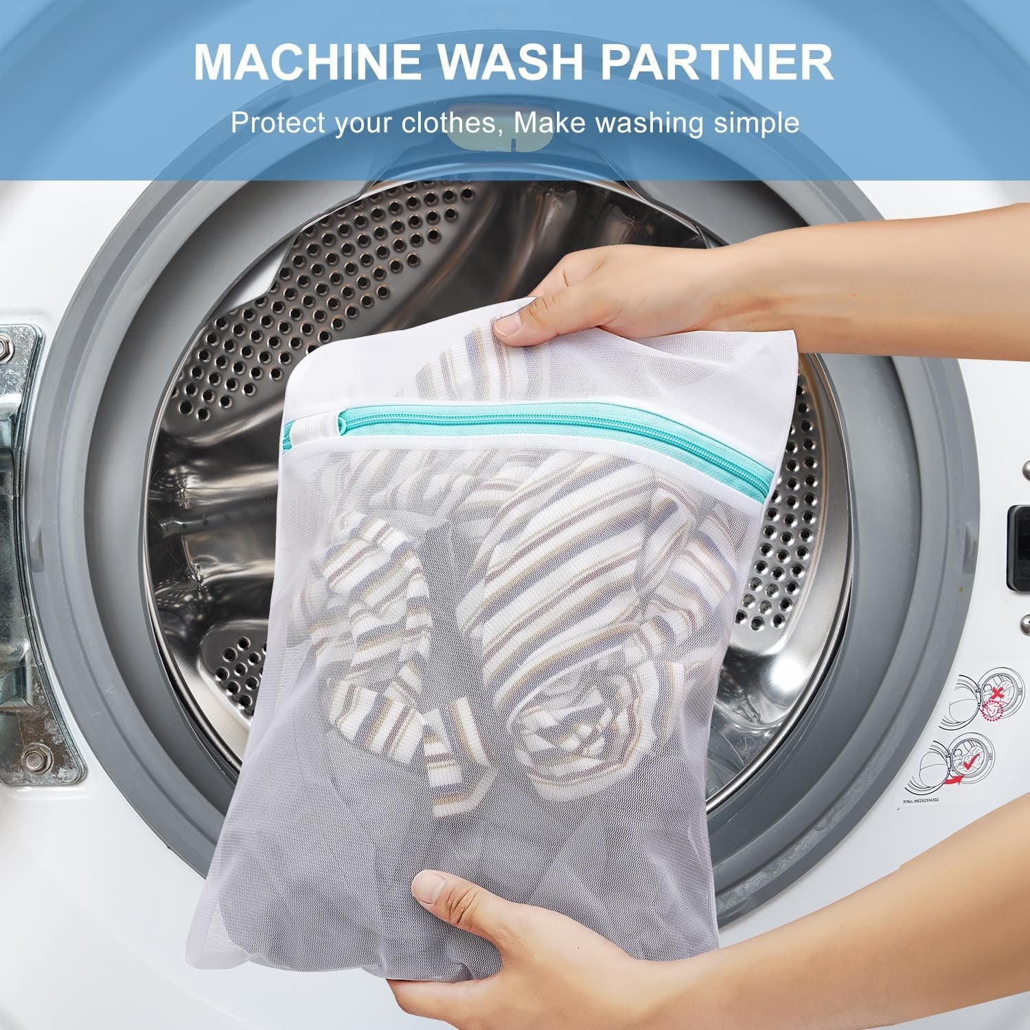 Mesh Laundry Bags – Reusable Wash Bags for Delicates, Bras, Underwear, Baby Clothes & Travel Storage
