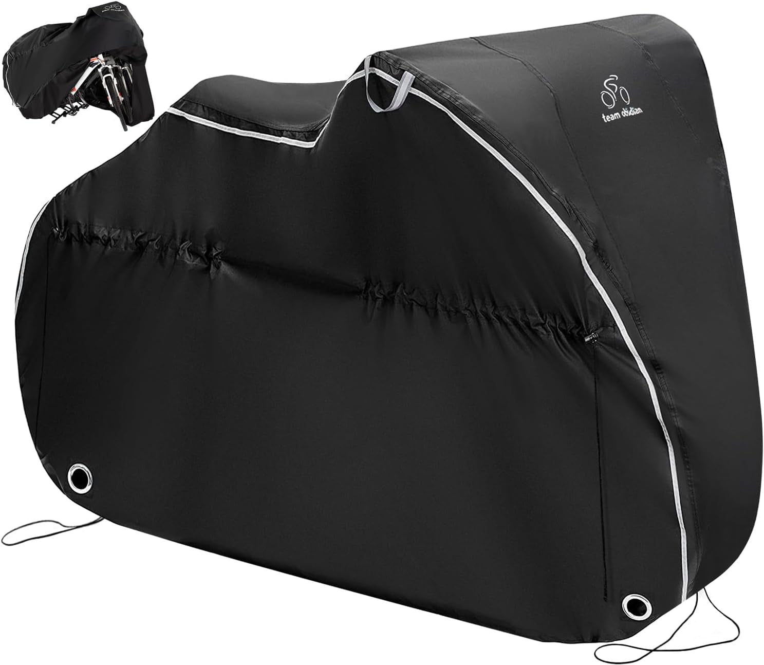 Waterproof Bike Cover – Heavy-Duty 600D Oxford Outdoor Storage & Travel Protection for 1–3 Bicycles or E-Bikes