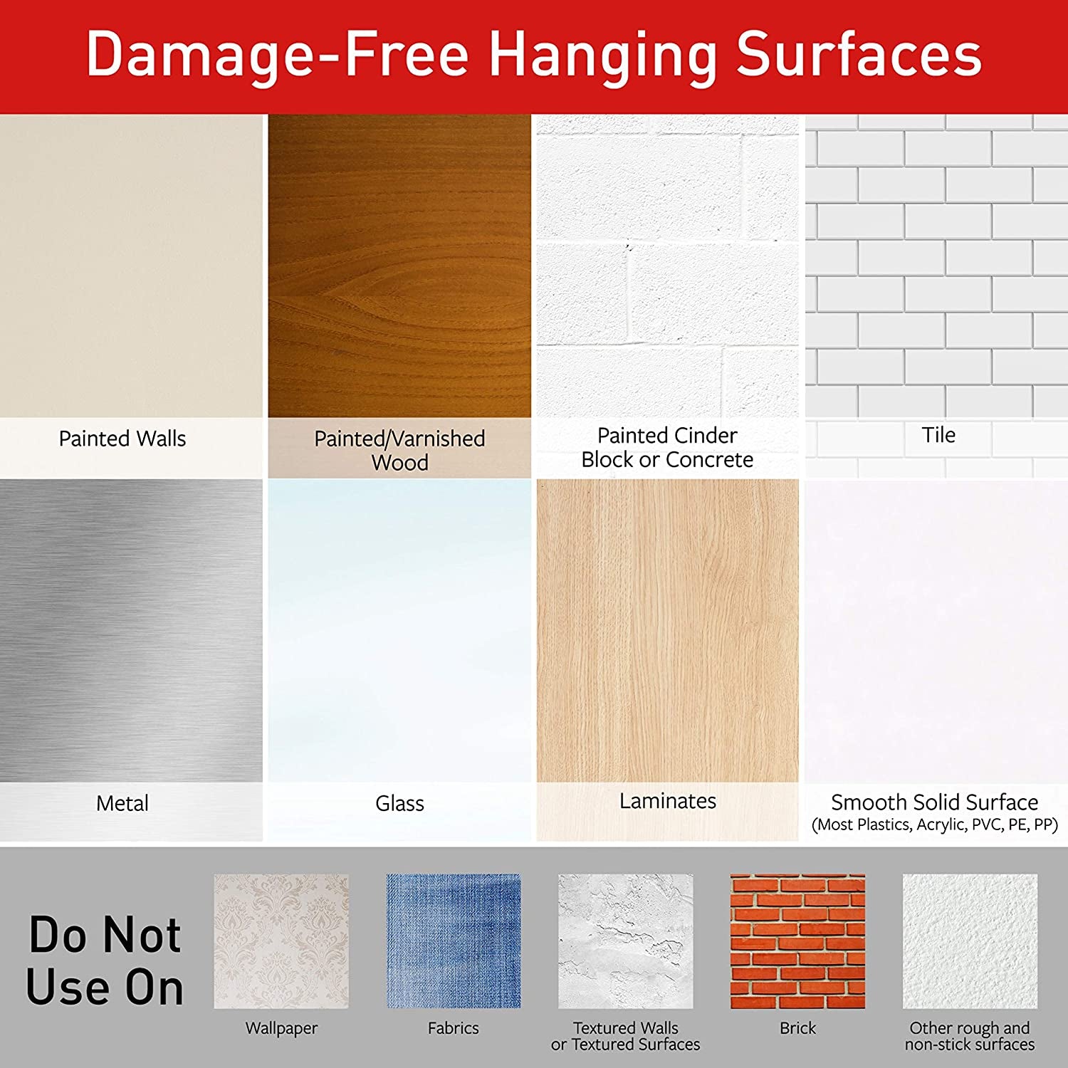GP067-16NA Small Wire Hooks – 16-Pack White Adhesive Wall Hardware for Lightweight Hanging, Damage-Free & Easy to Install