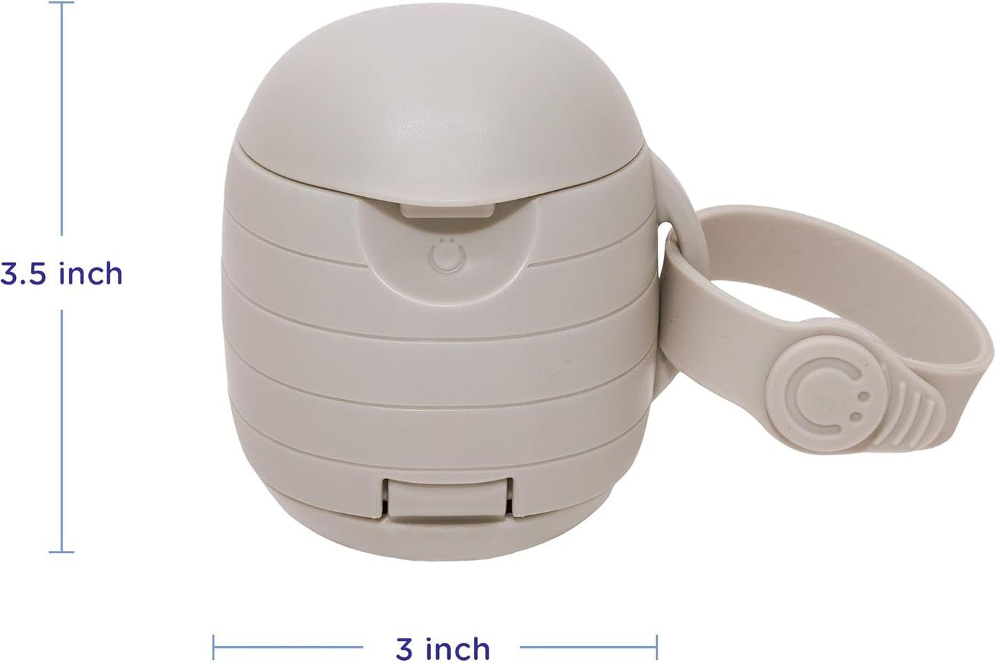 On-The-Go Dual Soother Pod – Portable Binky Holder for Travel & Nappy Bags, Keeps Baby’s Pacifiers Clean & Accessible – Taupe Newborn Must-Have