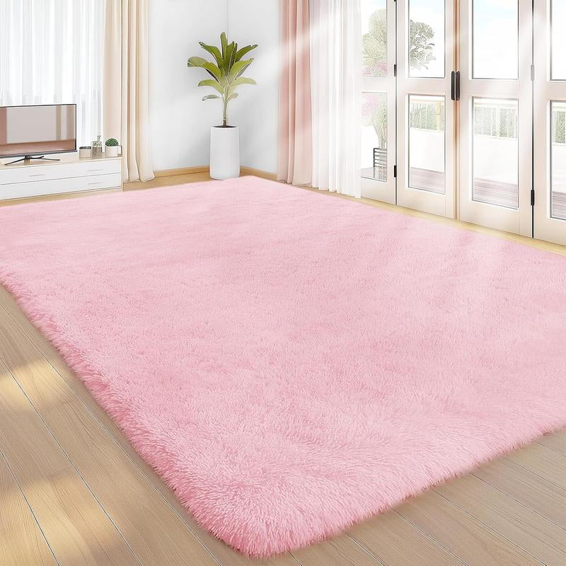 Faux Fur Shag Rug – Soft Plush Carpet for Living Room & Bedroom – Cozy Decorative Area Rug for Home Interiors