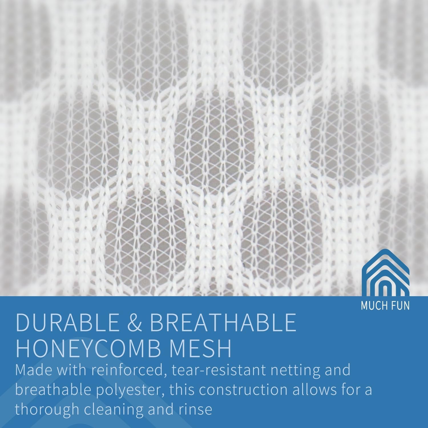 3-Pack Durable Honeycomb Mesh Laundry Bags – Medium 12" x 16" Wash Bags for Delicates, Lingerie & Baby Clothes