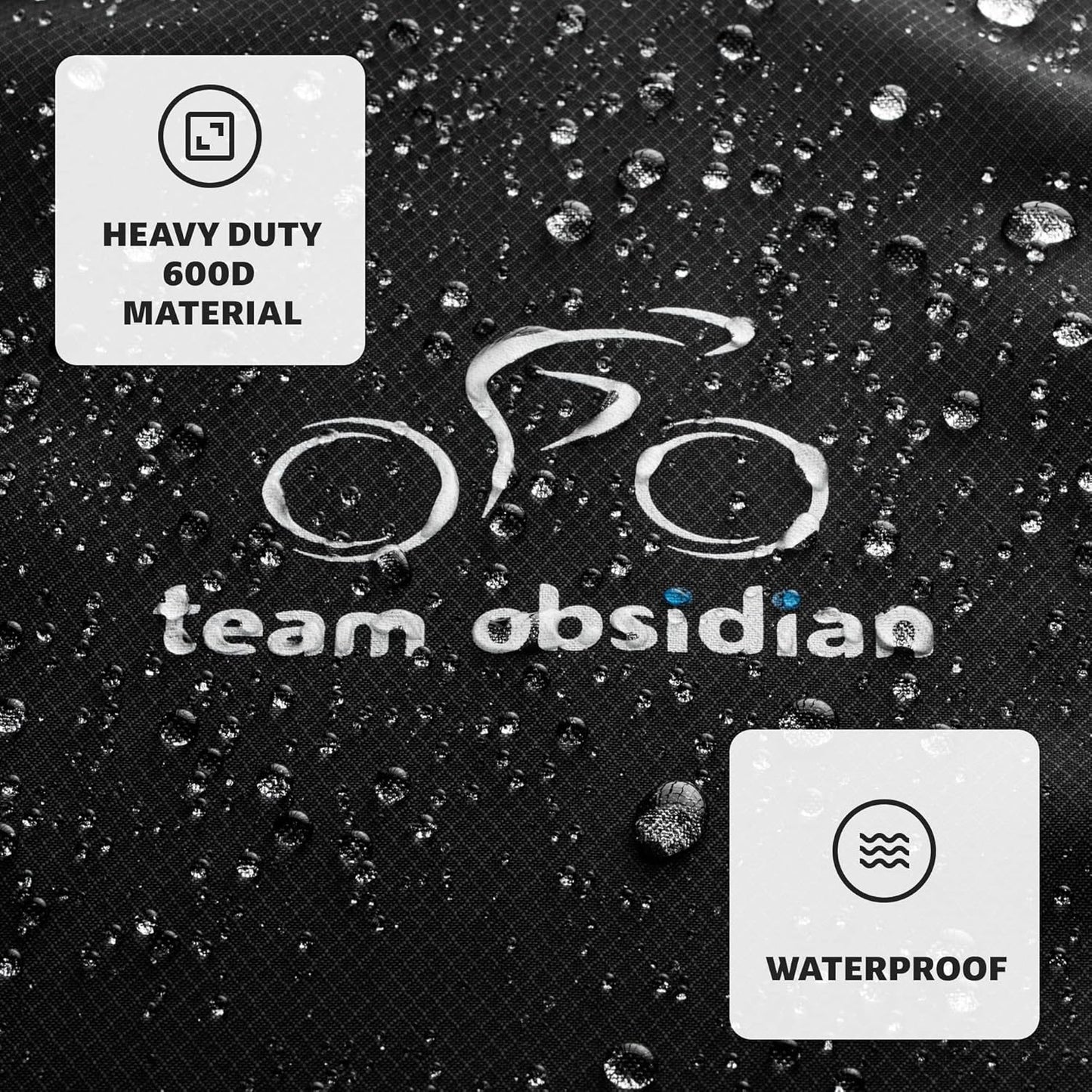 Waterproof Bike Cover – Heavy-Duty 600D Oxford Outdoor Storage & Travel Protection for 1–3 Bicycles or E-Bikes
