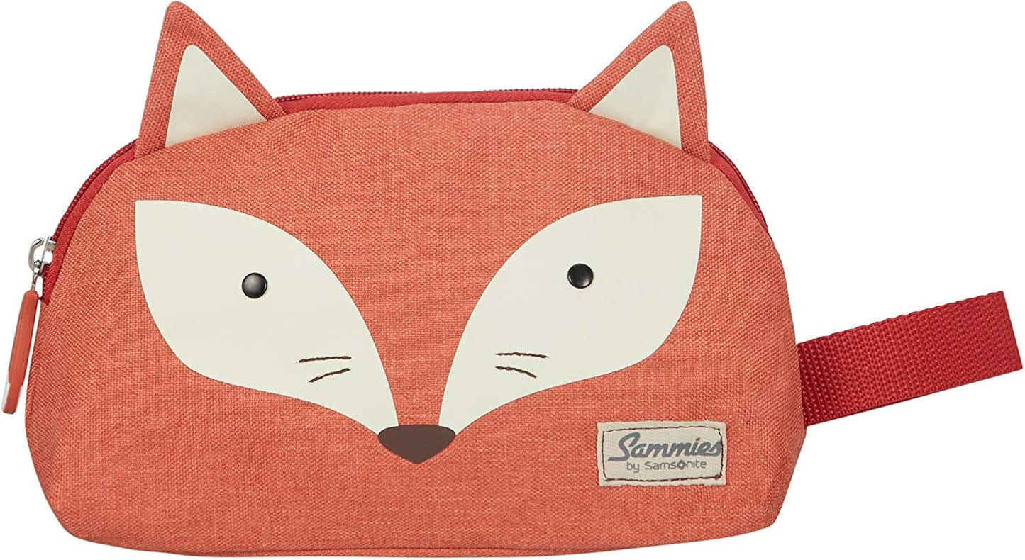 Happy Sammies Kids Toiletry Bag – 2L Kulturtasche, 21.5cm, Orange Fox William Design