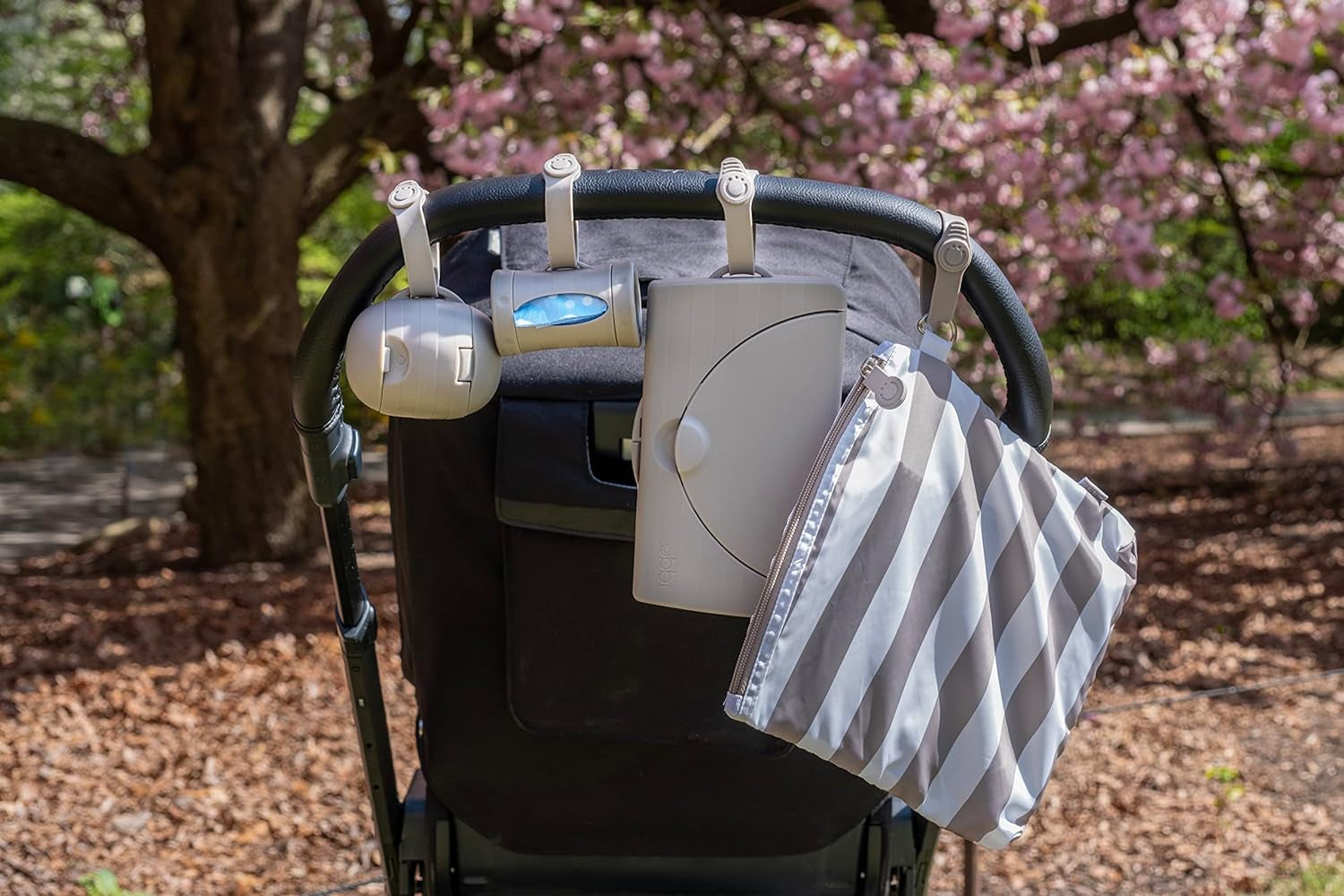 On-The-Go Dual Soother Pod – Portable Binky Holder for Travel & Nappy Bags, Keeps Baby’s Pacifiers Clean & Accessible – Taupe Newborn Must-Have