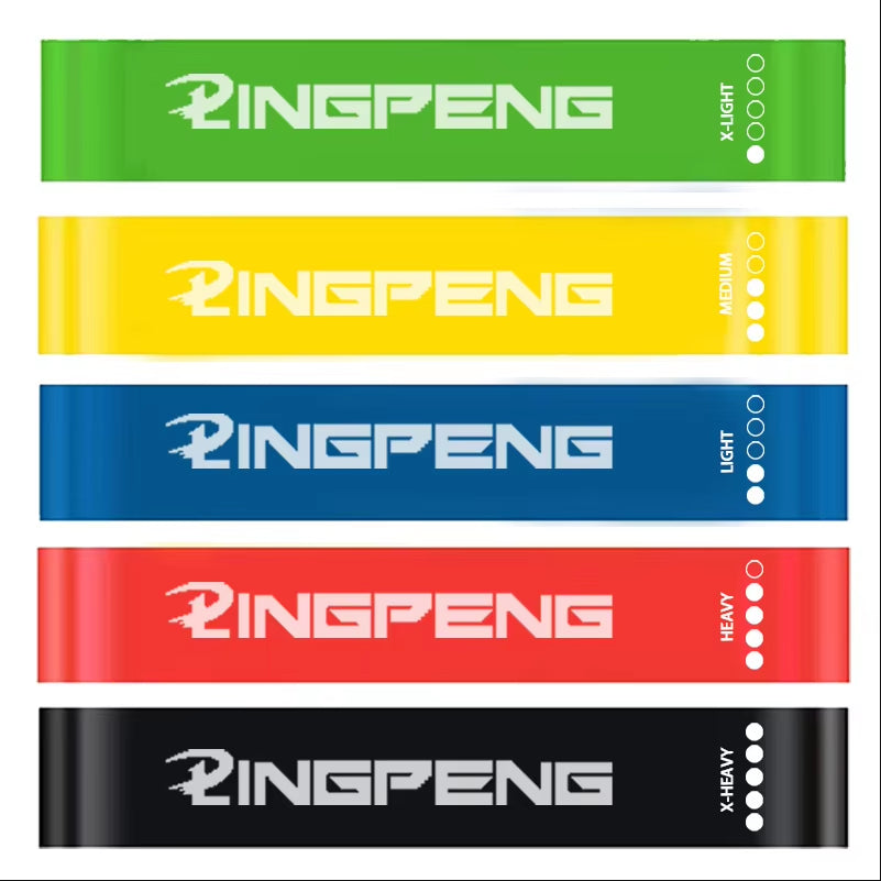 Resistance Bands Set – Elastic Loop for Yoga, Squats, Hip & Leg Workouts, Dance & Fitness Training