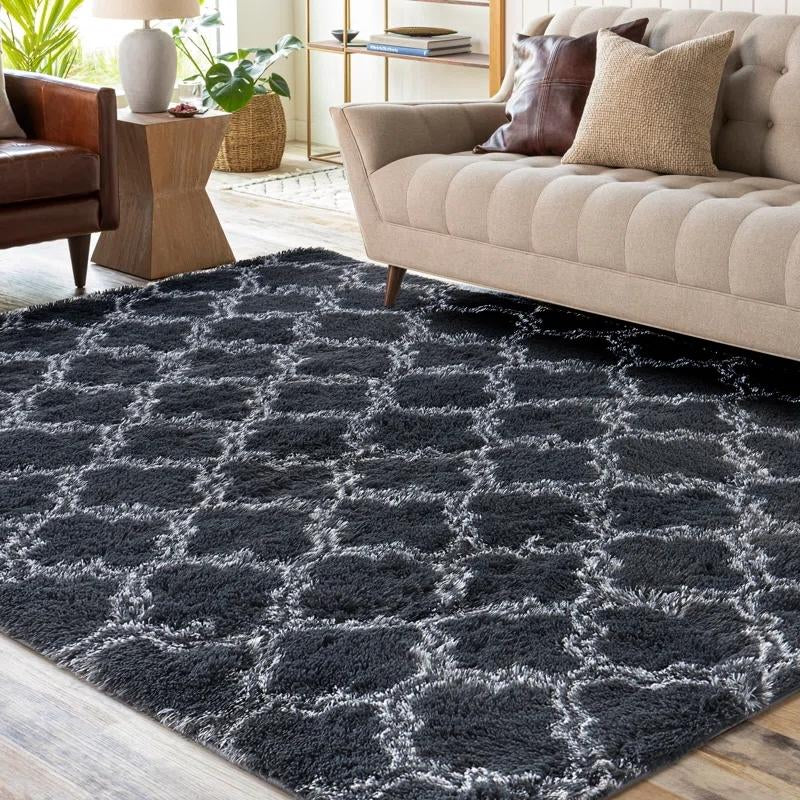 Faux Fur Shag Rug – Soft Plush Carpet for Living Room & Bedroom – Cozy Decorative Area Rug for Home Interiors