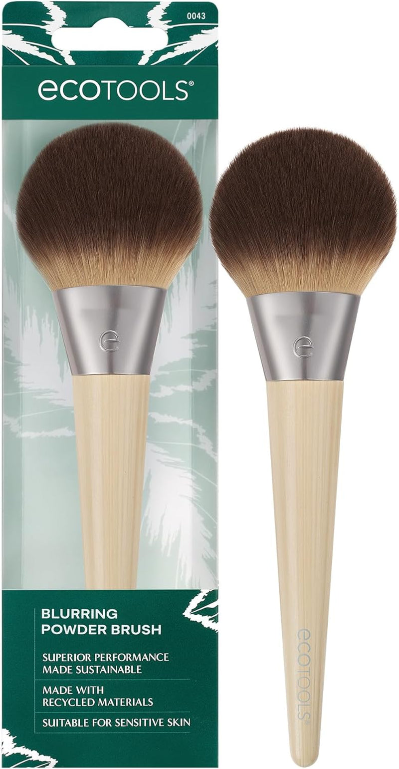 Blurring Powder Makeup Brush – Large Fluffy Brush for Loose & Pressed Powder, Synthetic Bristles, Eco-Friendly, Cruelty-Free & Vegan x1