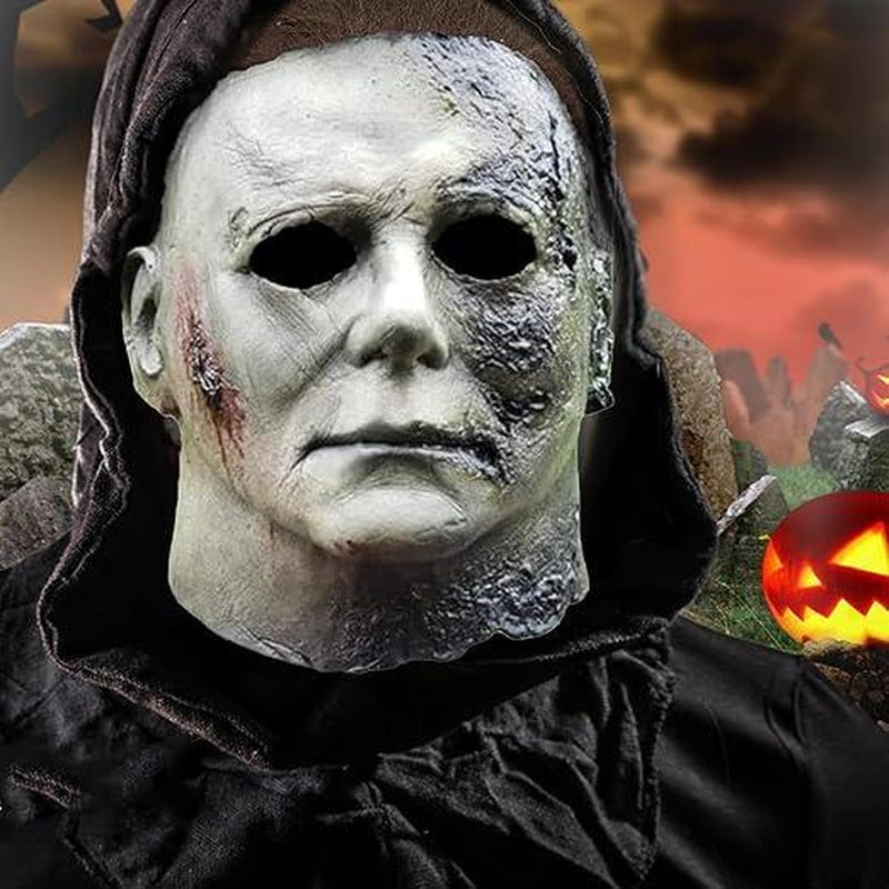 Michael Myers Halloween Mask – Bloody Horror Cosplay Party Mask for Men & Women – Scary Skull Masquerade Costume Accessory