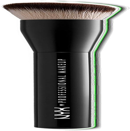 Can’t Stop Won’t Stop Foundation Brush – Vegan Angled Brush for Full-Coverage Liquid Makeup by NYX Professional Makeup