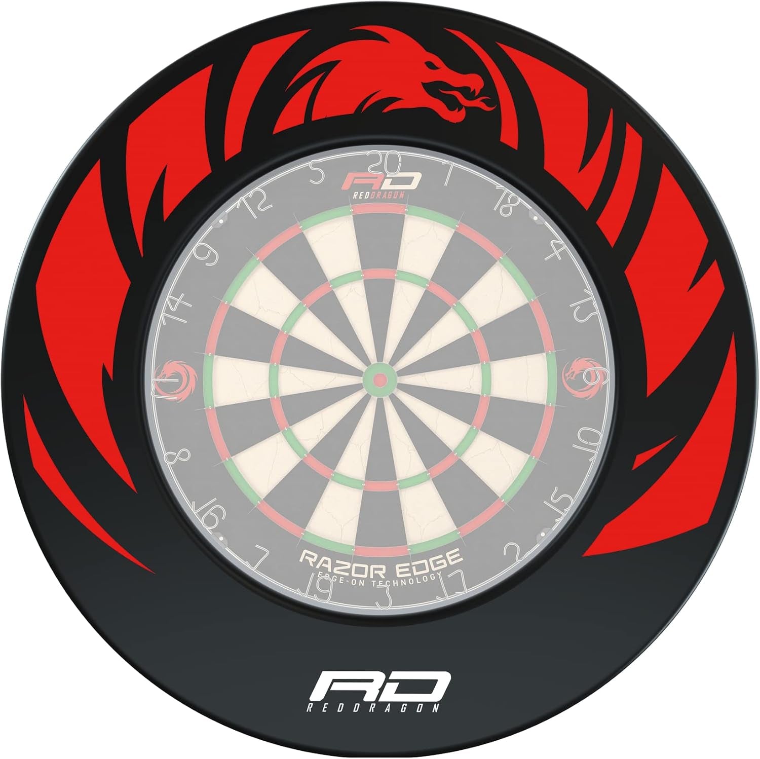 Professional Dartboard Set – Tournament-Grade Board with Durable Surround & 2 Sets of Steel Tip Darts