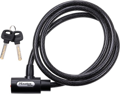 Cable Bike Lock with Key – 5 Ft Heavy-Duty Anti-Theft Security Lock for Bicycles, Scooters & Outdoor Gear 8364DCC