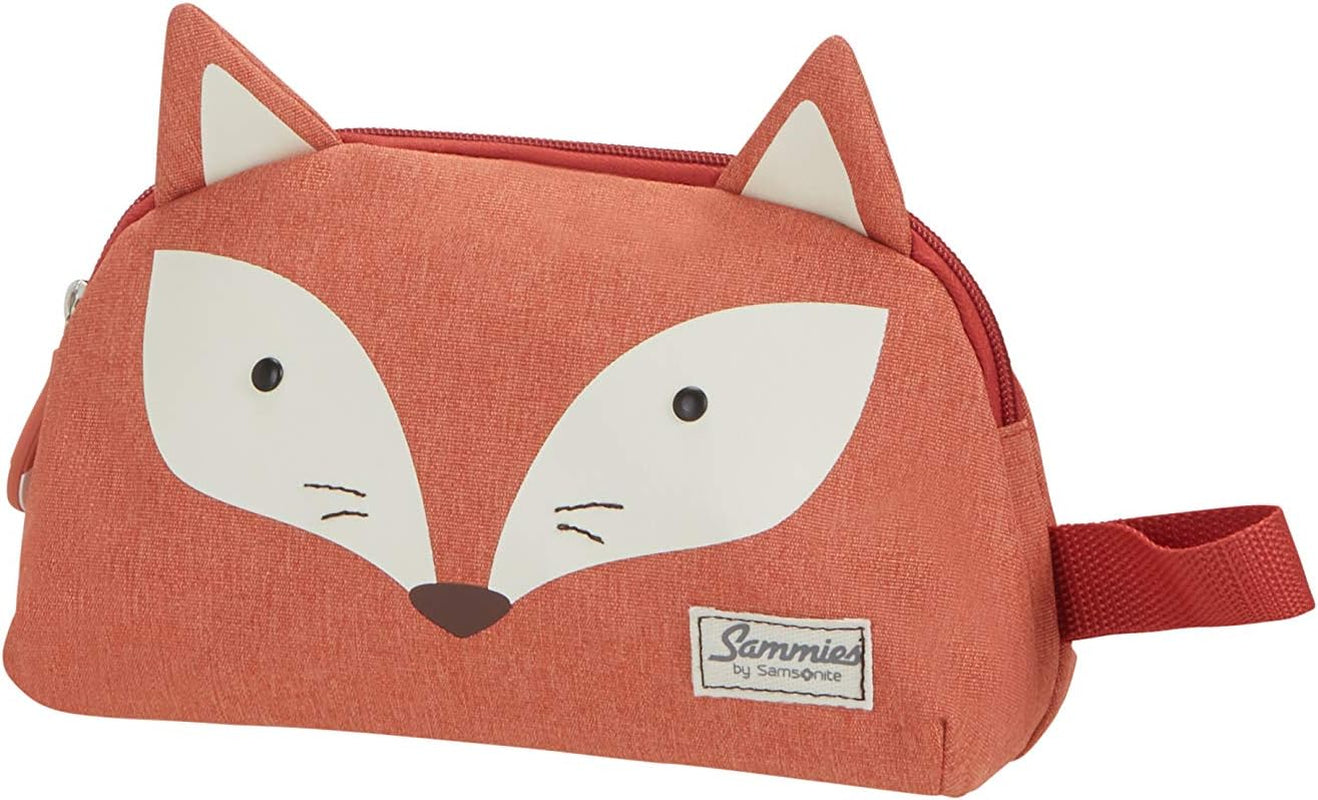 Happy Sammies Kids Toiletry Bag – 2L Kulturtasche, 21.5cm, Orange Fox William Design