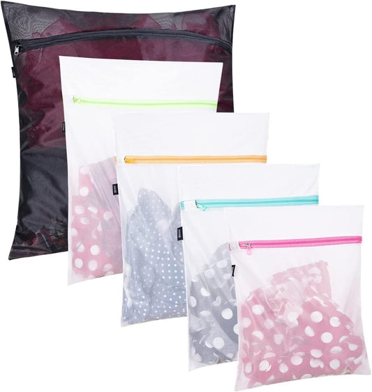 Mesh Laundry Bags – Reusable Wash Bags for Delicates, Bras, Underwear, Baby Clothes & Travel Storage
