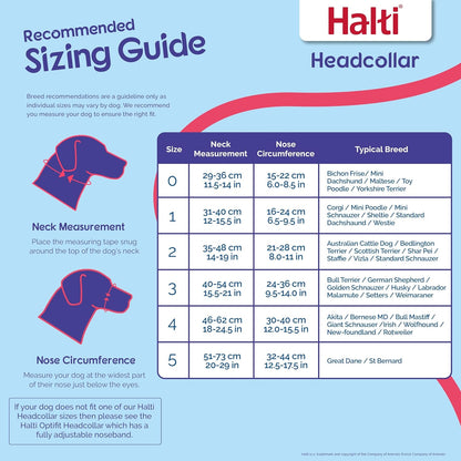 HALTI Headcollar Size 3 Black – UK’s Bestselling Anti-Pull Dog Harness with Padded Noseband, Adjustable Fit & Reflective Strips for Medium Dogs