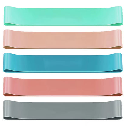 Resistance Bands Set – Elastic Loop for Yoga, Squats, Hip & Leg Workouts, Dance & Fitness Training
