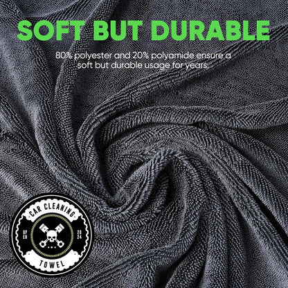 2-Pack Extra Large Microfiber Towels – 35"×24" Ultra Absorbent Car Drying Cloths for Trucks, Scratch-Free & Streak-Free Finish