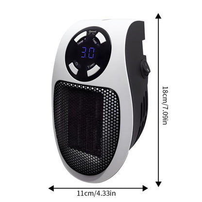 Portable Ceramic Convection Fan Heater – 2-Speed Settings, Power-Off Protection & Compact Design for Living Rooms, Bedrooms & Study Rooms