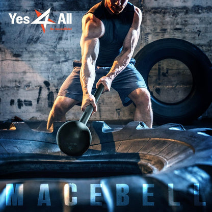 Alloy Steel Macebell – Weighted Gym Hammer for Strength Training, Shoulder, Grip & Forearm Workouts – Multiple Sizes Available