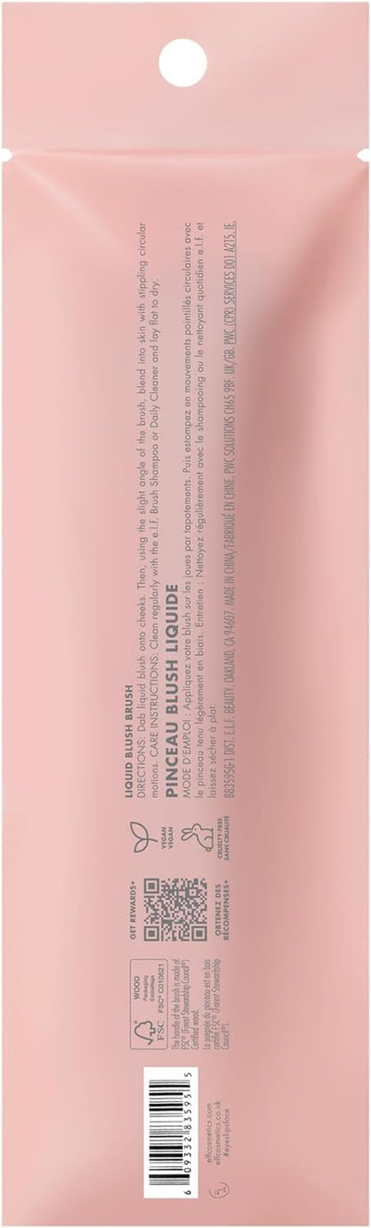 Camo Angled Liquid Blush Brush – Soft, Dense Bristles for Seamless Cheek Blending, Vegan & Cruelty-Free Makeup Tool